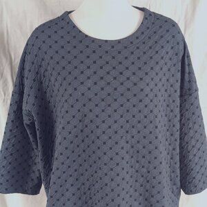 Comfy USA Stacey top, gray Size S